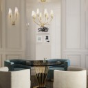 Loft Industry Modern - Offset Chandelier